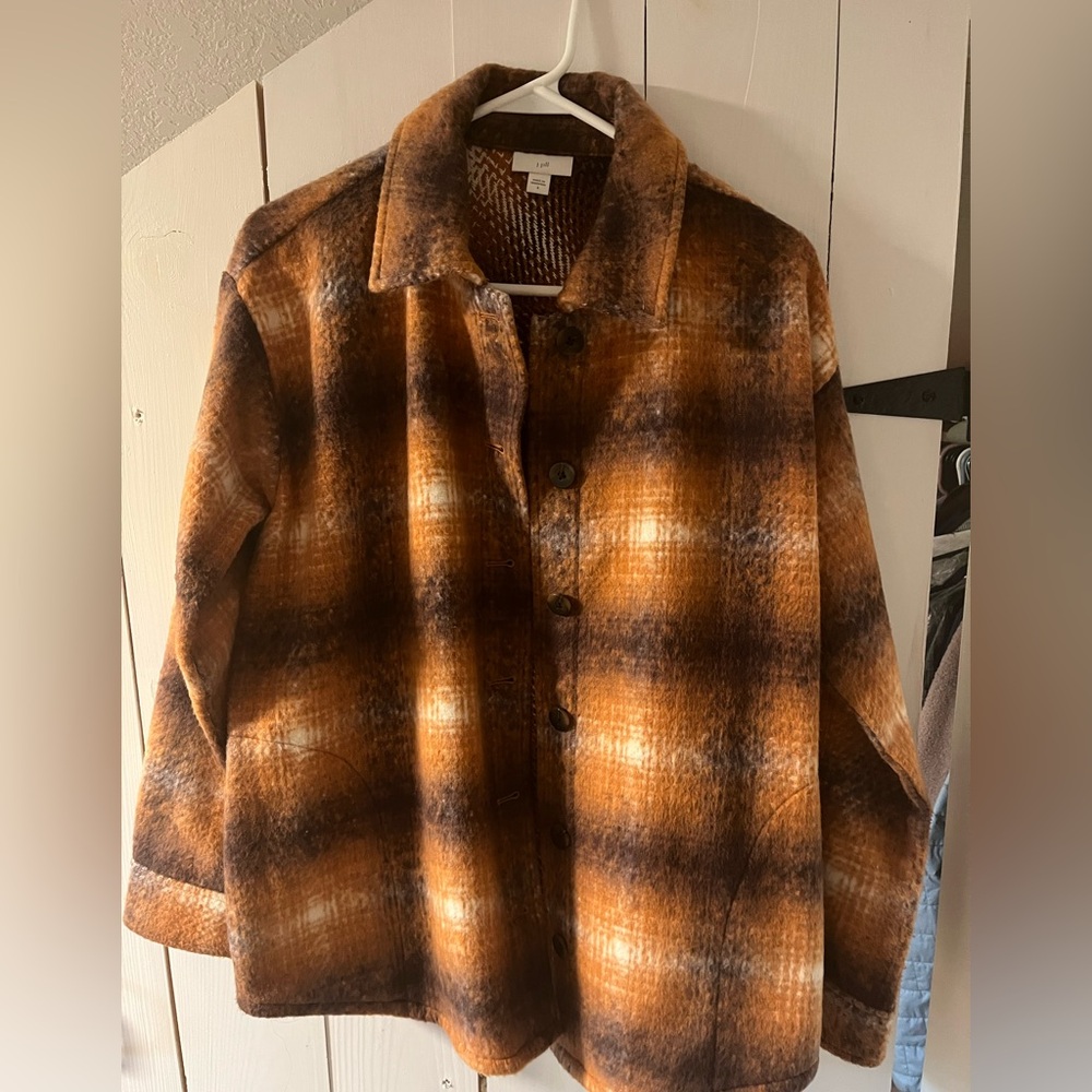 J. Jill Oversized Plaid Shacket